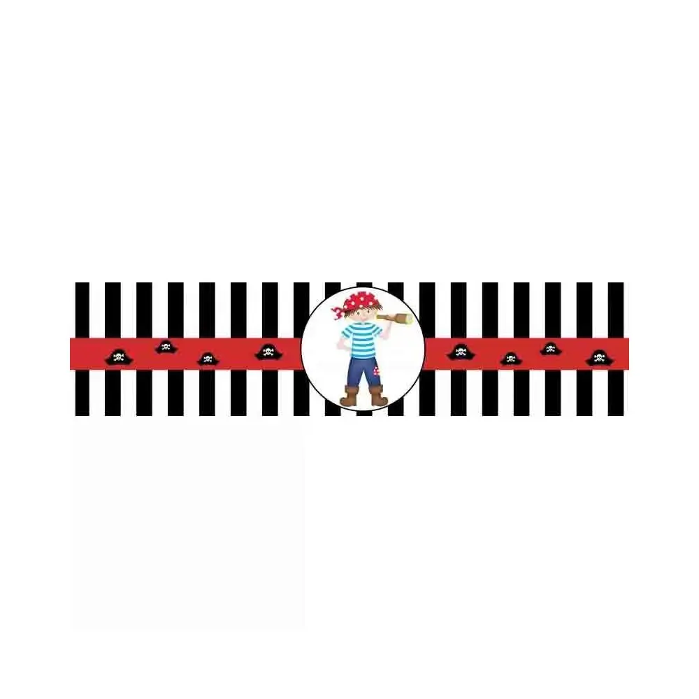 Stickers adesivo pirati per barattolini
