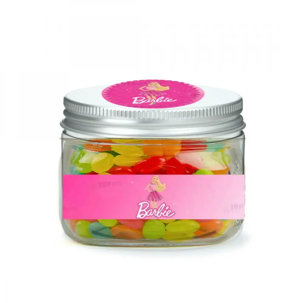 Barattolini Barbie con caramelle Jelly Beans – 10 PZ