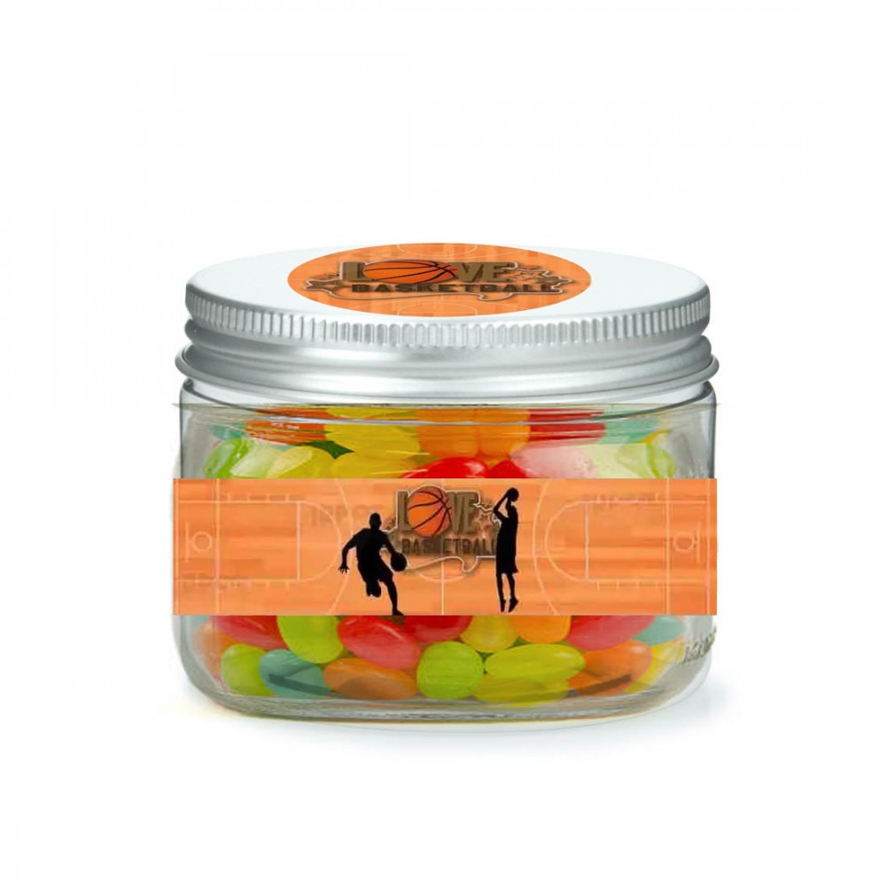 Barattolini Basket con caramelle jelly beans - 10pz