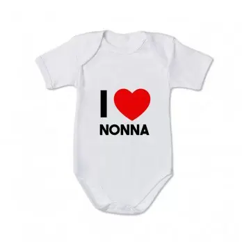 Body I love nonno / nonna personalizzabile