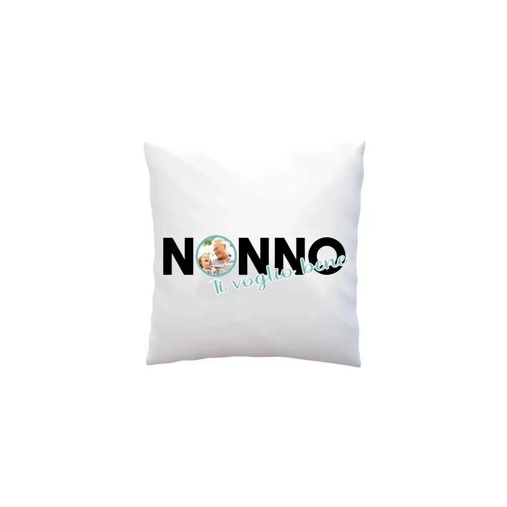 Cuscino quadrato Festa dei nonni personalizzabile - 1 pz