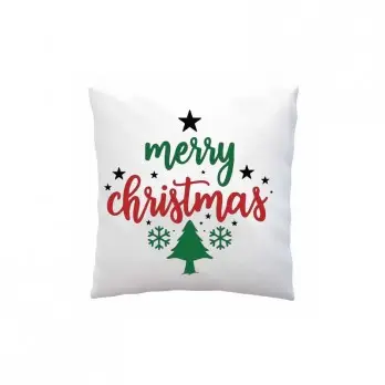 Cuscino quadrato Natalizio Merry Christmas - 1 pz