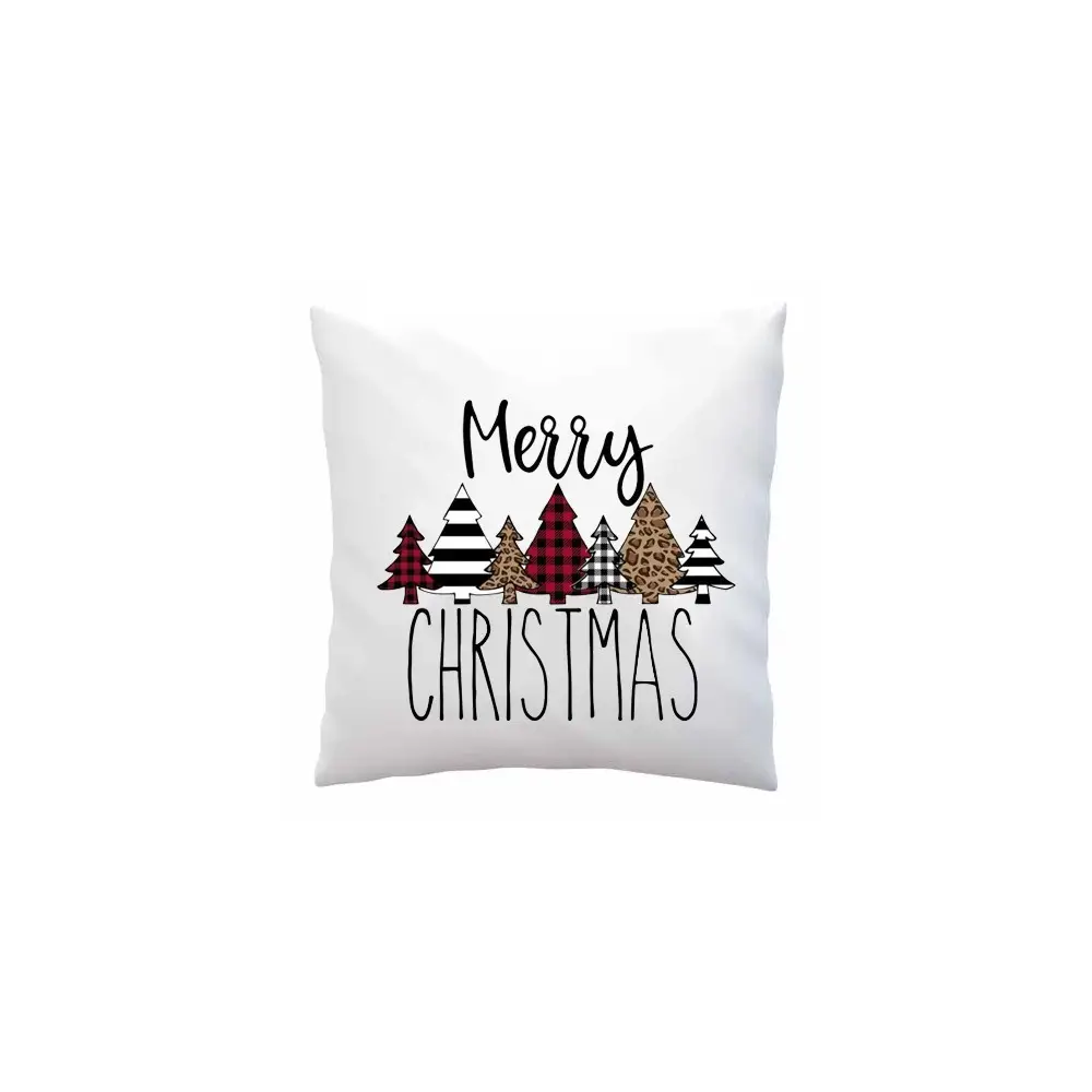 Cuscino quadrato Natalizio Merry Christmas - 1 pz