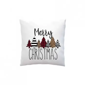 Cuscino quadrato Natalizio Merry Christmas - 1 pz