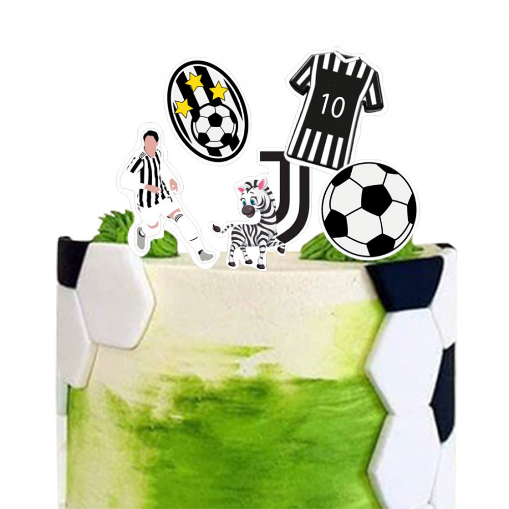 Cake Topper Picks Juventus - 5pz