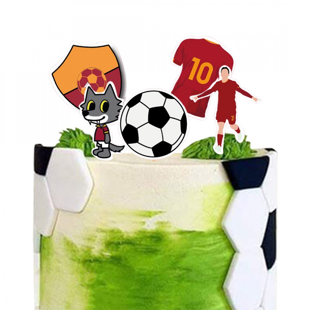 Decorazione Torta Animaletti - Set Topper Per Baby Shower Con Orsetti, Elefante E Treno (Theme Safari)