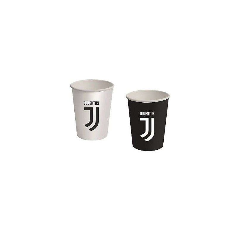 Kit per 8 persone Juventus con picks torta e candelina