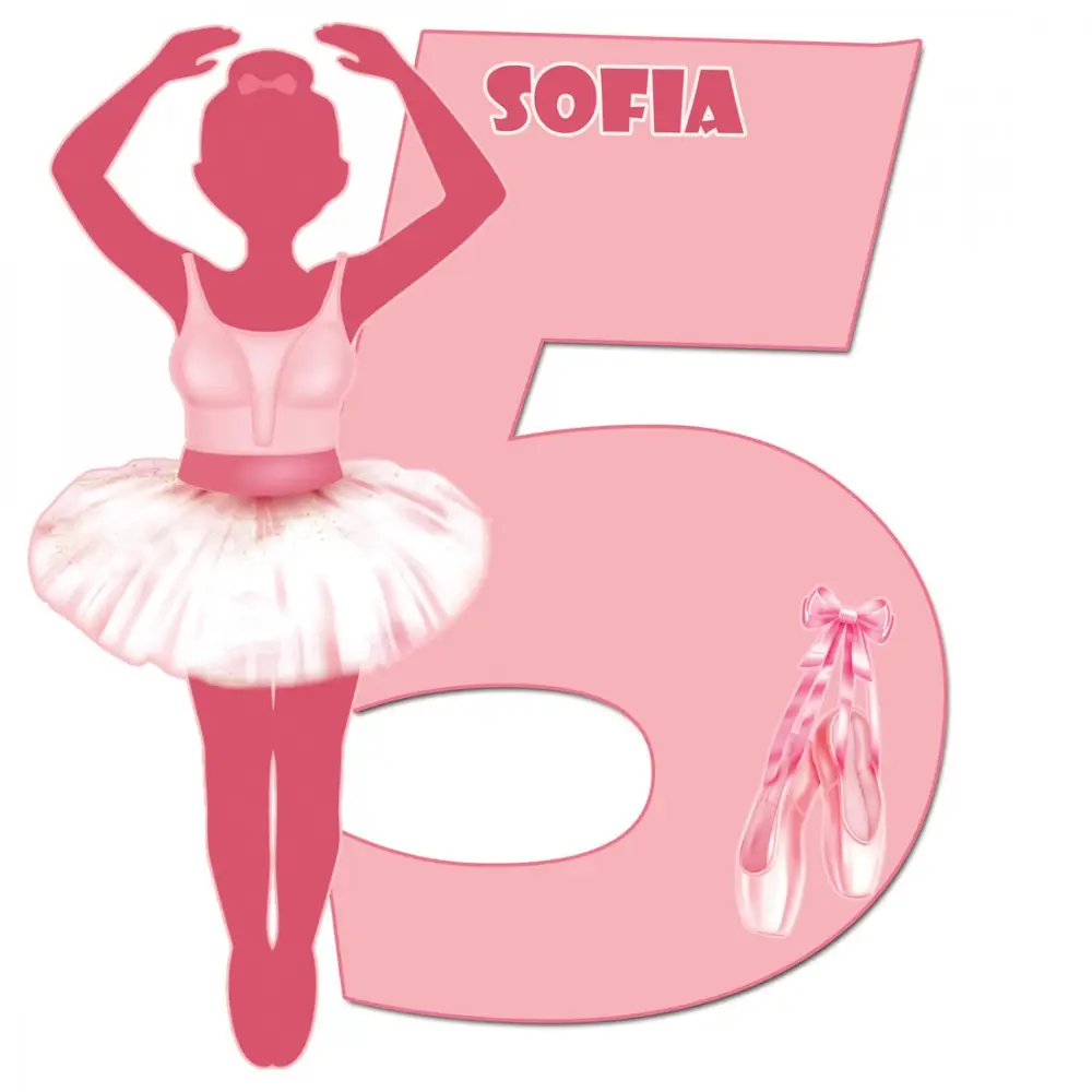 Sagoma in polistirolo Ballerina Danza Classica Personalizzabile