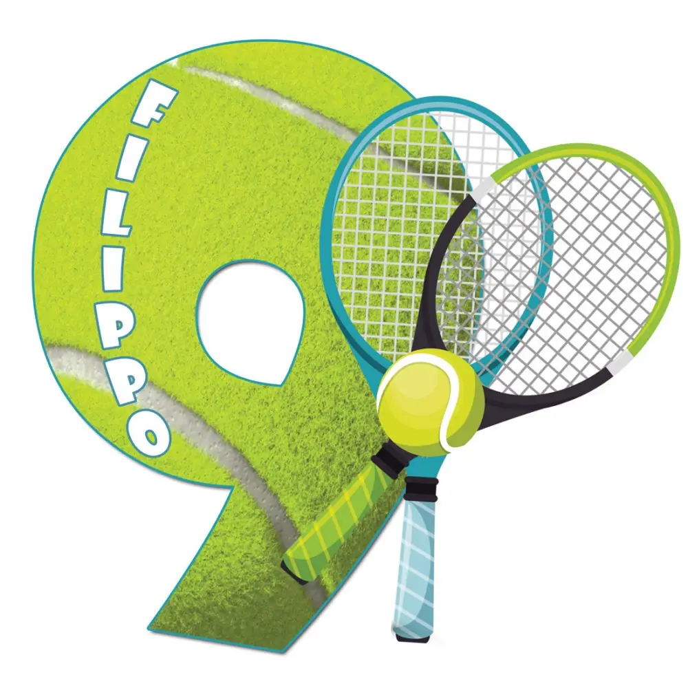 Sagoma in polistirolo Tennis Personalizzabile