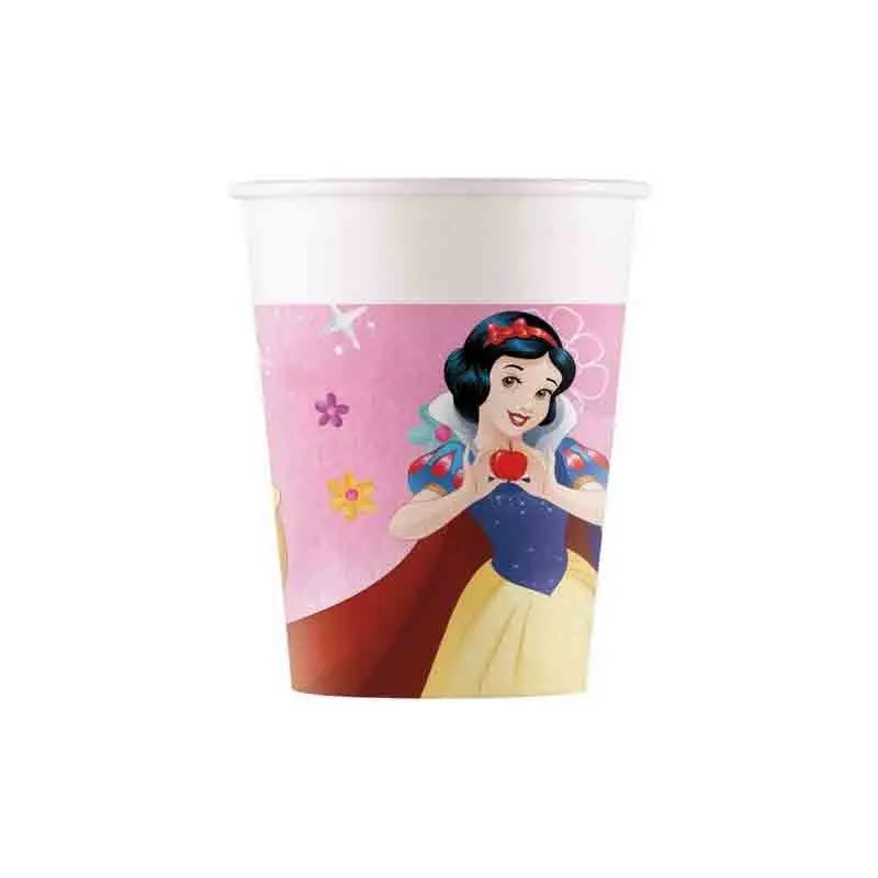 Kit per 8 persone Principesse Disney con picks torta e candelina