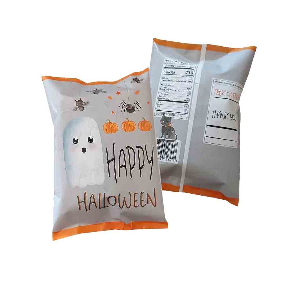 Set Shopper stampata a tema Halloween con gadget e dolciumi