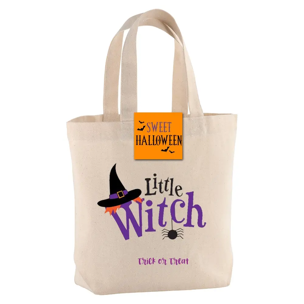 Set Shopper stampata a tema Halloween con gadget e dolciumi