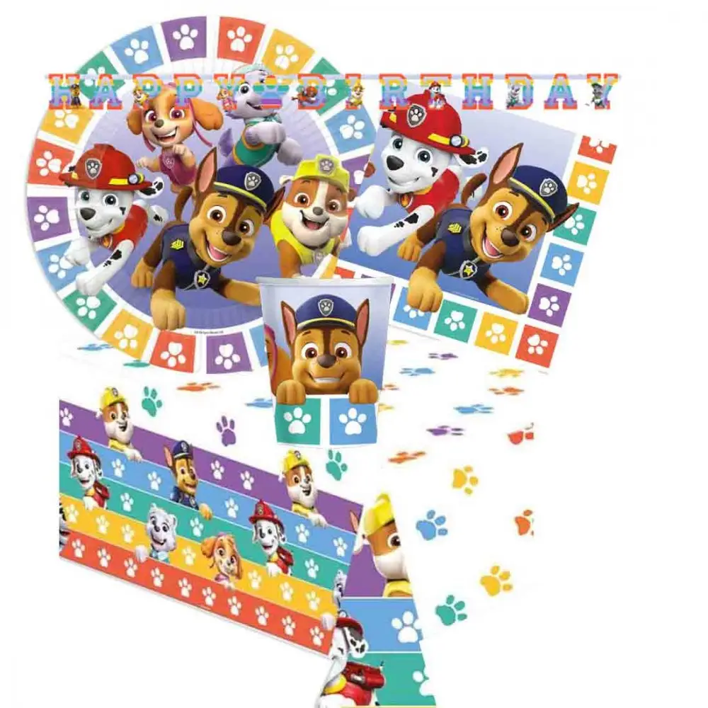 KIT N.13 PAW PATROL CON GHIRLANDA