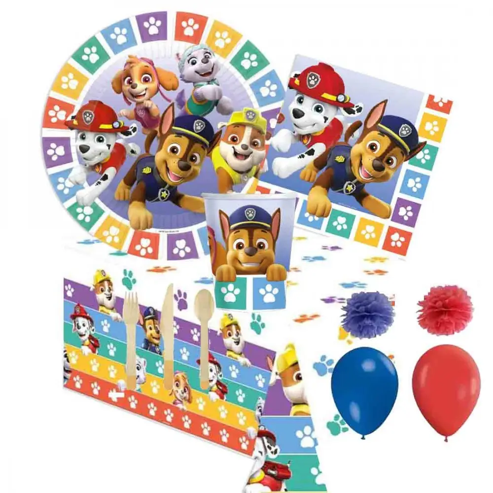 KIT N.63 PAW PATROL – SET TAVOLA CON CIALDA