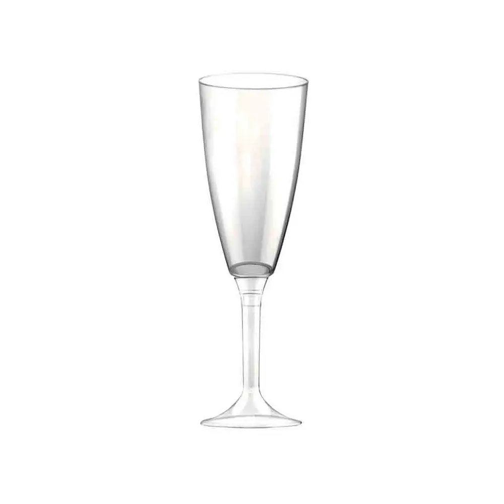 10 Flutes + basi trasparenti 120cc 11032052