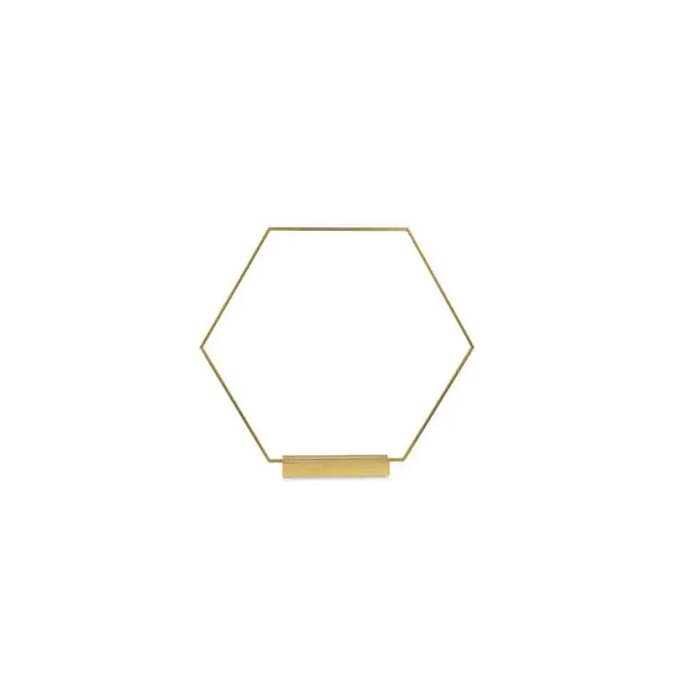 esagono oro con base 690 x 630 mm 21182