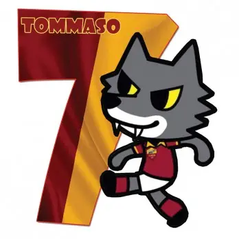 Sagoma in polistirolo Roma con Numero Personalizzabile