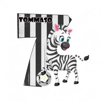 Kit Juventus con sagoma personalizzata