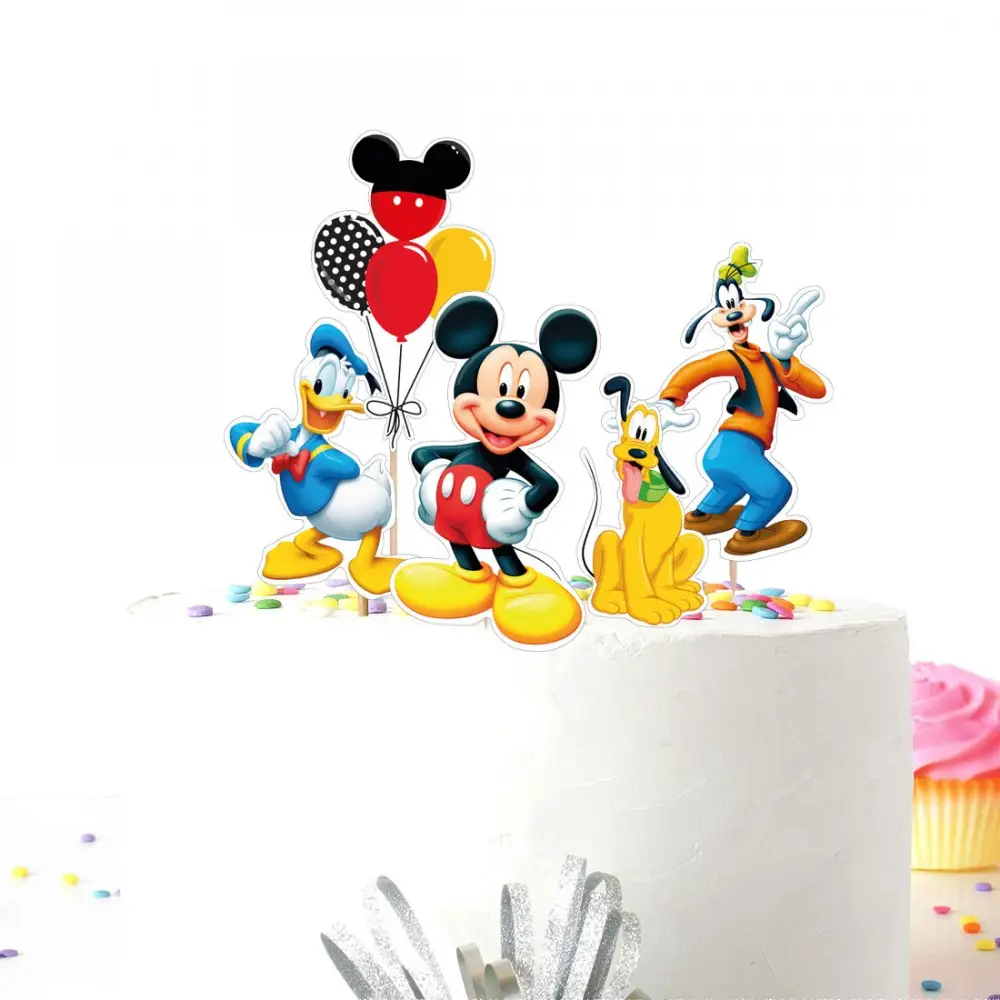 Cake Topper Picks Topolino - 5pz