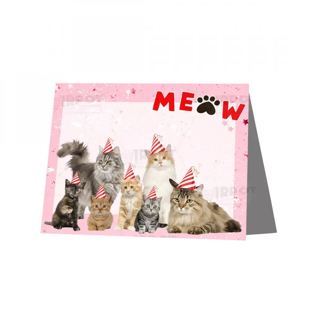 Targhetta Segnaposto Gatti Meow