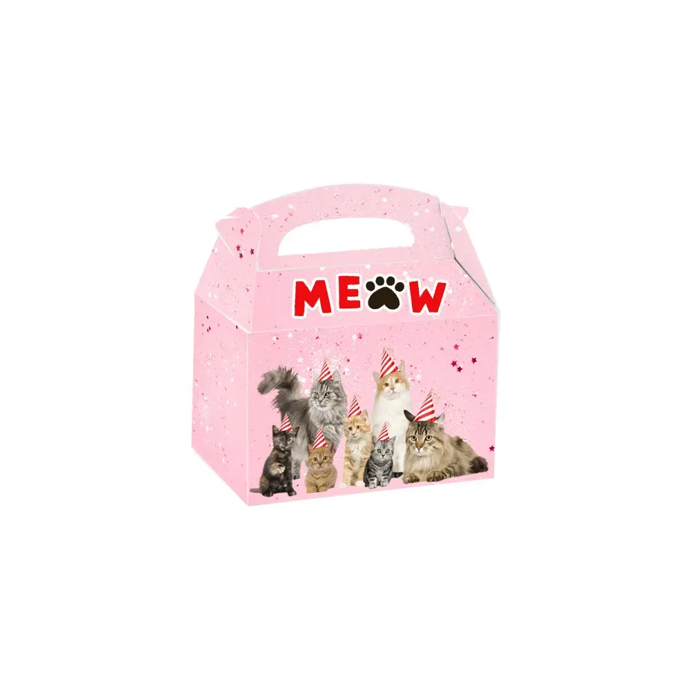 Box Contenitore Caramelle e Pop Corn Gatti - Meow