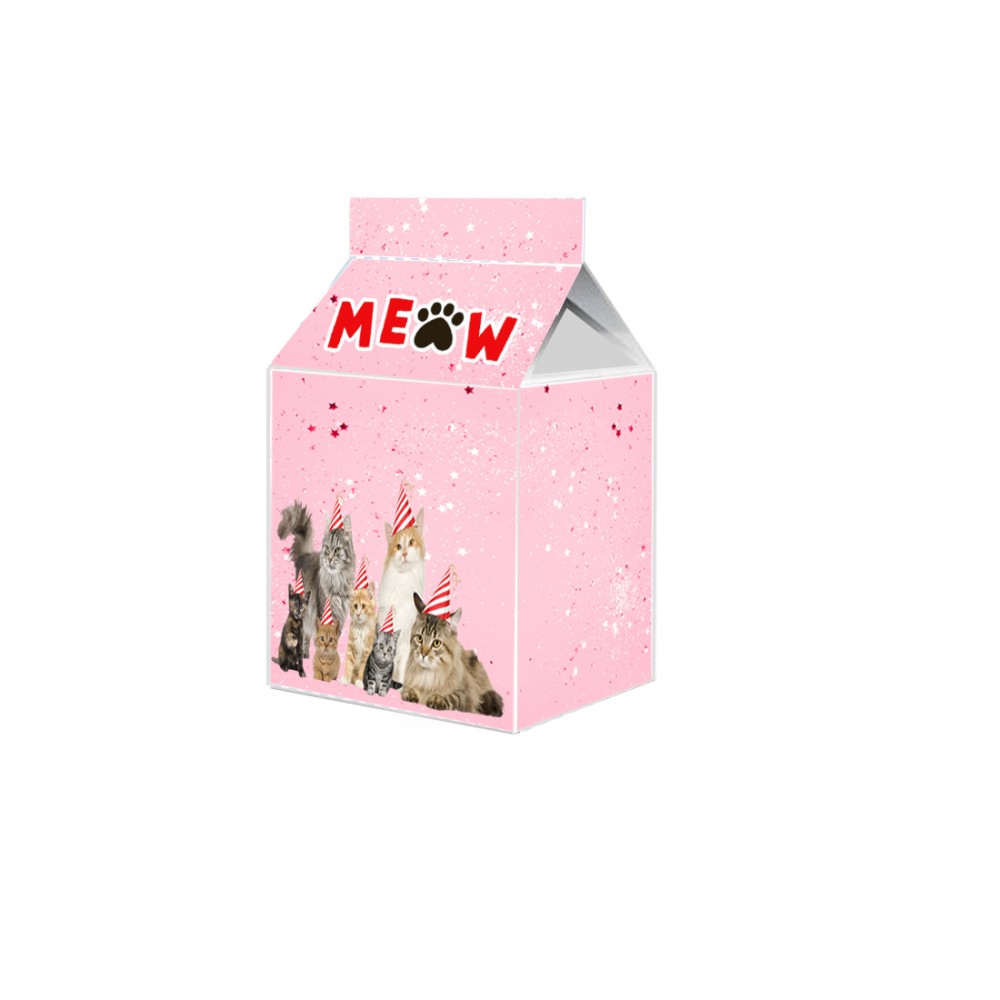 Scatolina Milk Gatti Meow portaconfetti - 20 pz