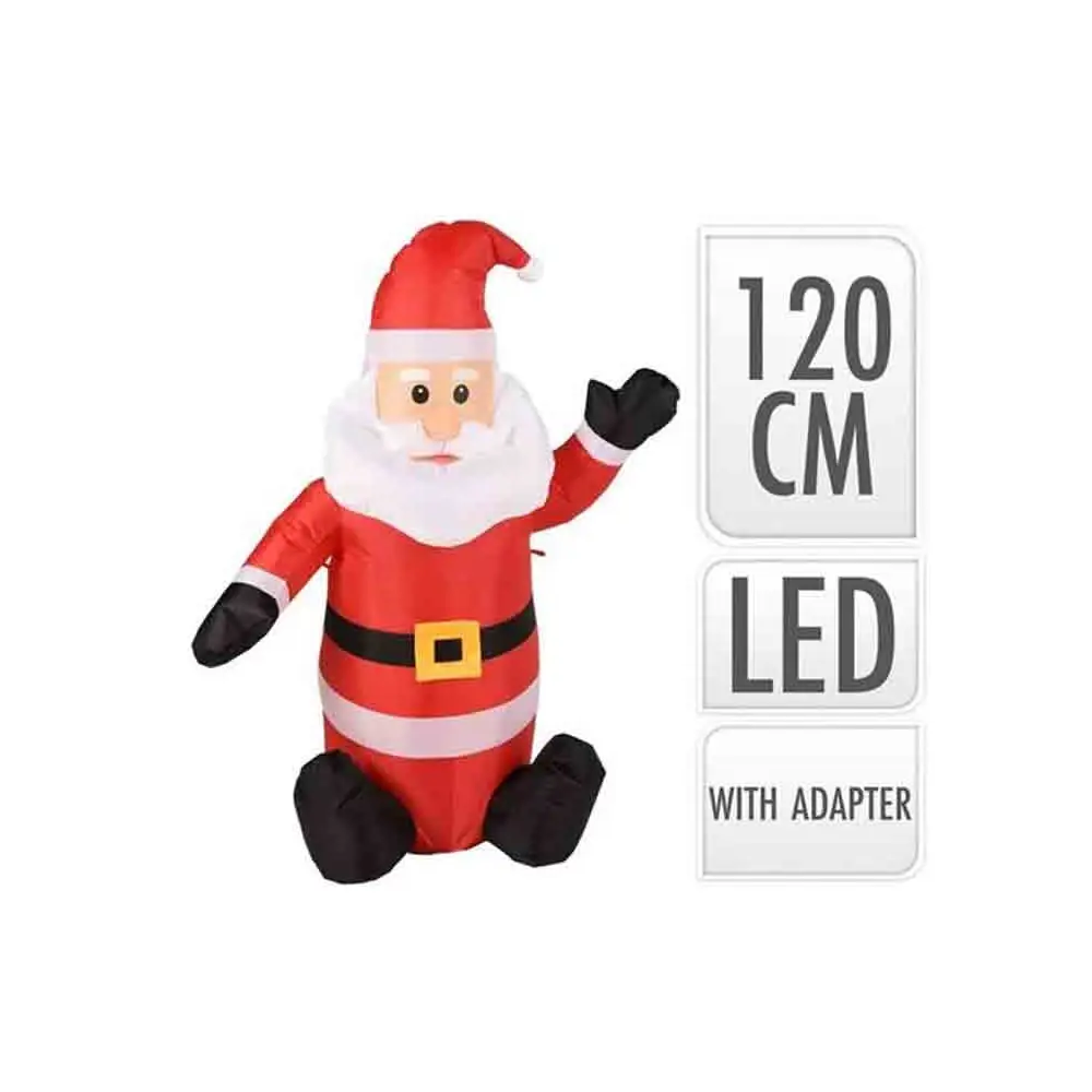 Babbo Natale Gonfiabile a LED 120 cm 203754