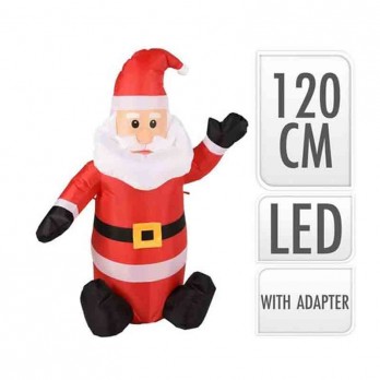 Babbo Natale Gonfiabile a LED 120 cm 203754