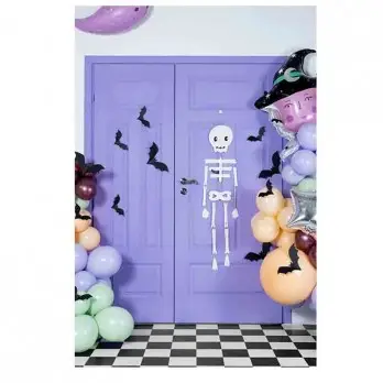 Decorazione da appendere Scheletro 110 cm 15 elementi da assemblare DWH2