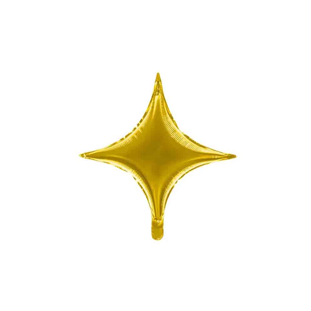 Palloncino foil oro a 4 punte 45 cm FB217M-019
