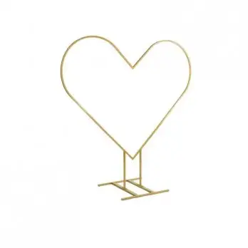 Supporto per fondale a cuore oro 2 metri SNT3