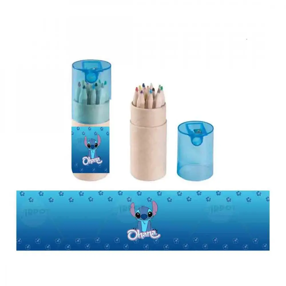 Pastelli cilindro Stitch - 10 PZ
