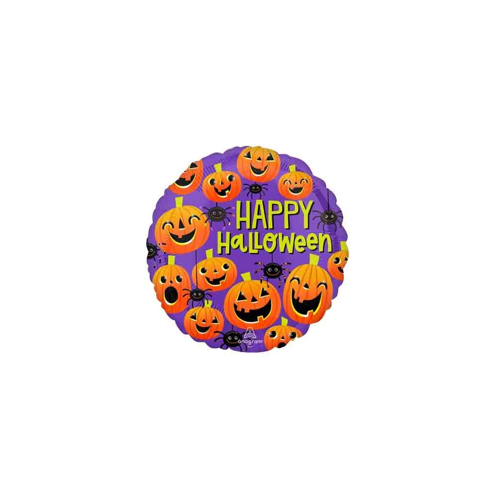 Palloncino Foil Halloween Ragni e Zucche 4481801