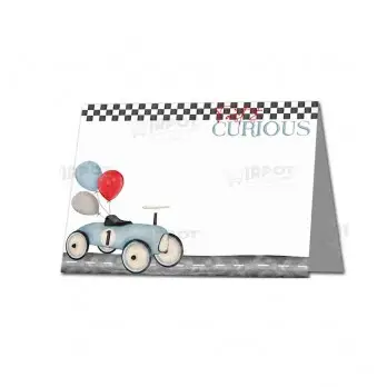 Targhetta Segnaposto Race Car - automobili