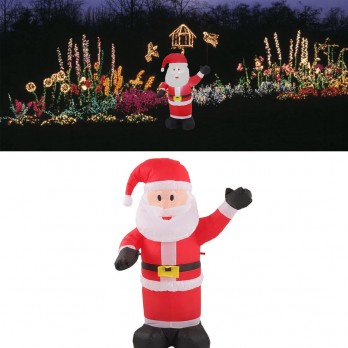 Babbo Natale Gonfiabile a LED 120 cm