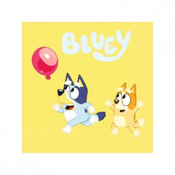 Kit 8 persone Bluey con palloncini e fluffy