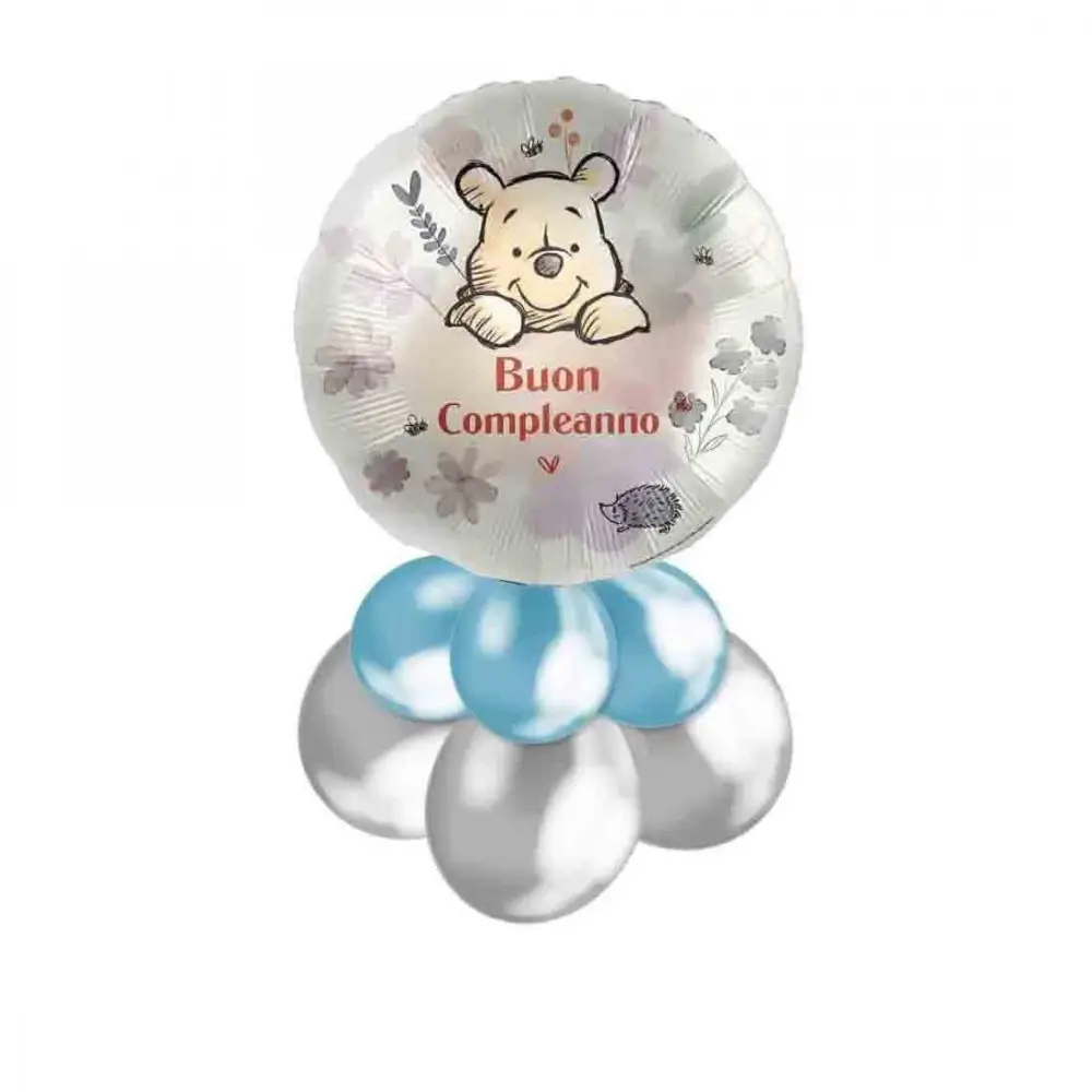 Centrotavola di palloncini Winnie the Pooh