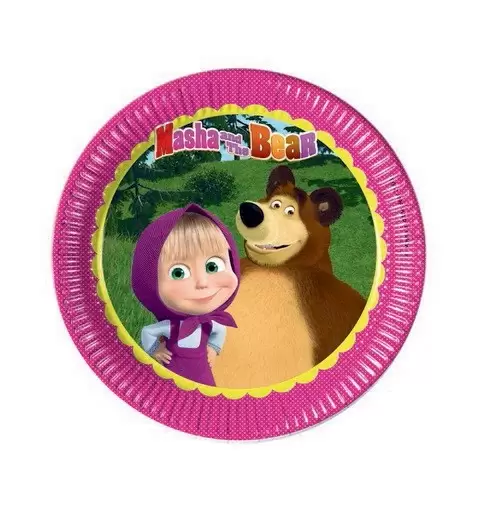 KIT 16 - COORDINATO TAVOLA COMPLEANNO MASHA E ORSO
