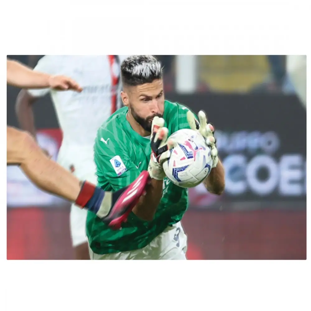 Cialda Rettangolare Milan Giroud Portiere personalizzabile