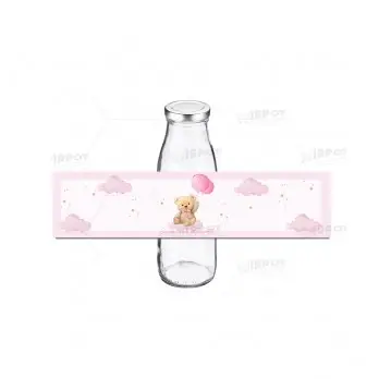 Festa di carta Teddy Rosa per nascita bimba