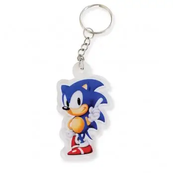 Portachiavi in plexiglass Sonic Sagomato - 1 pz