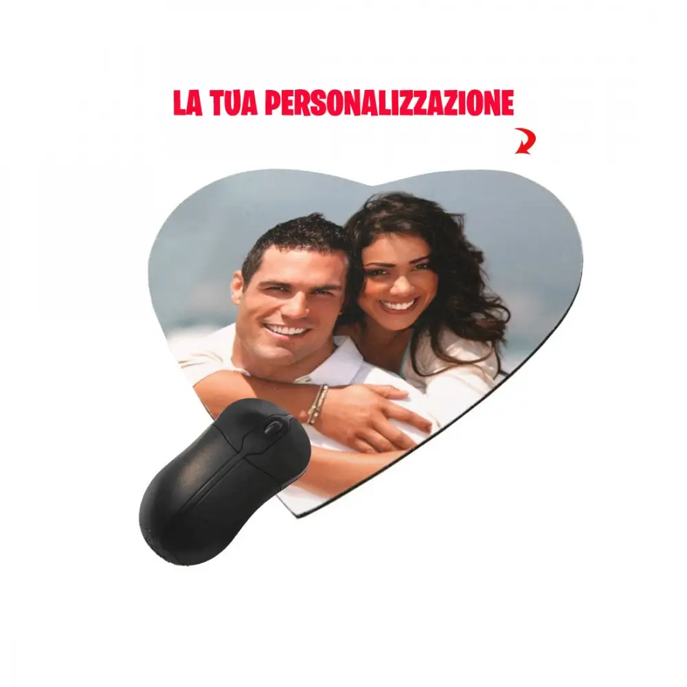 Mouse Pad A cuore Tappetino per Mouse Personalizzabile