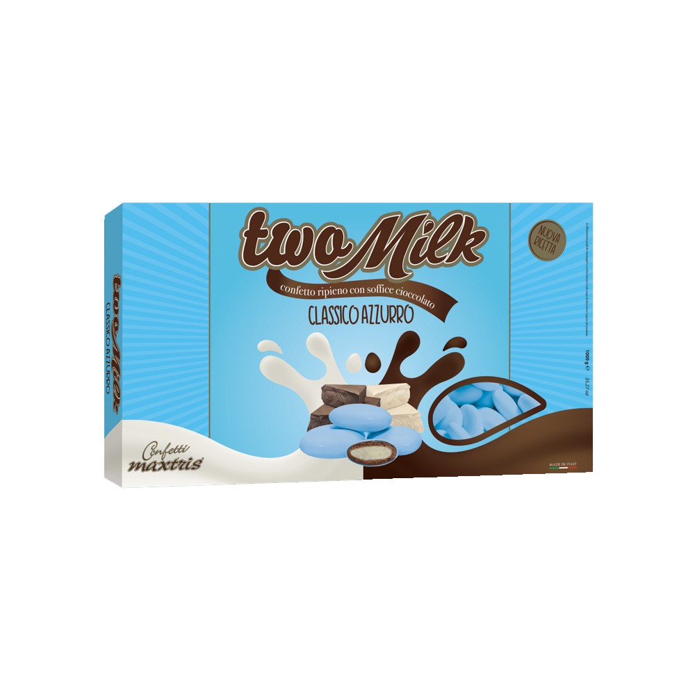 Confetti Maxtris Two Milk classico celeste 1kg - TWOC