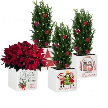 Vasetto Natalizio Personalizzabile " Buon Natale Maestra "