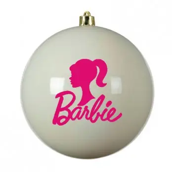 Pallina Natalizia in vetro Barbie