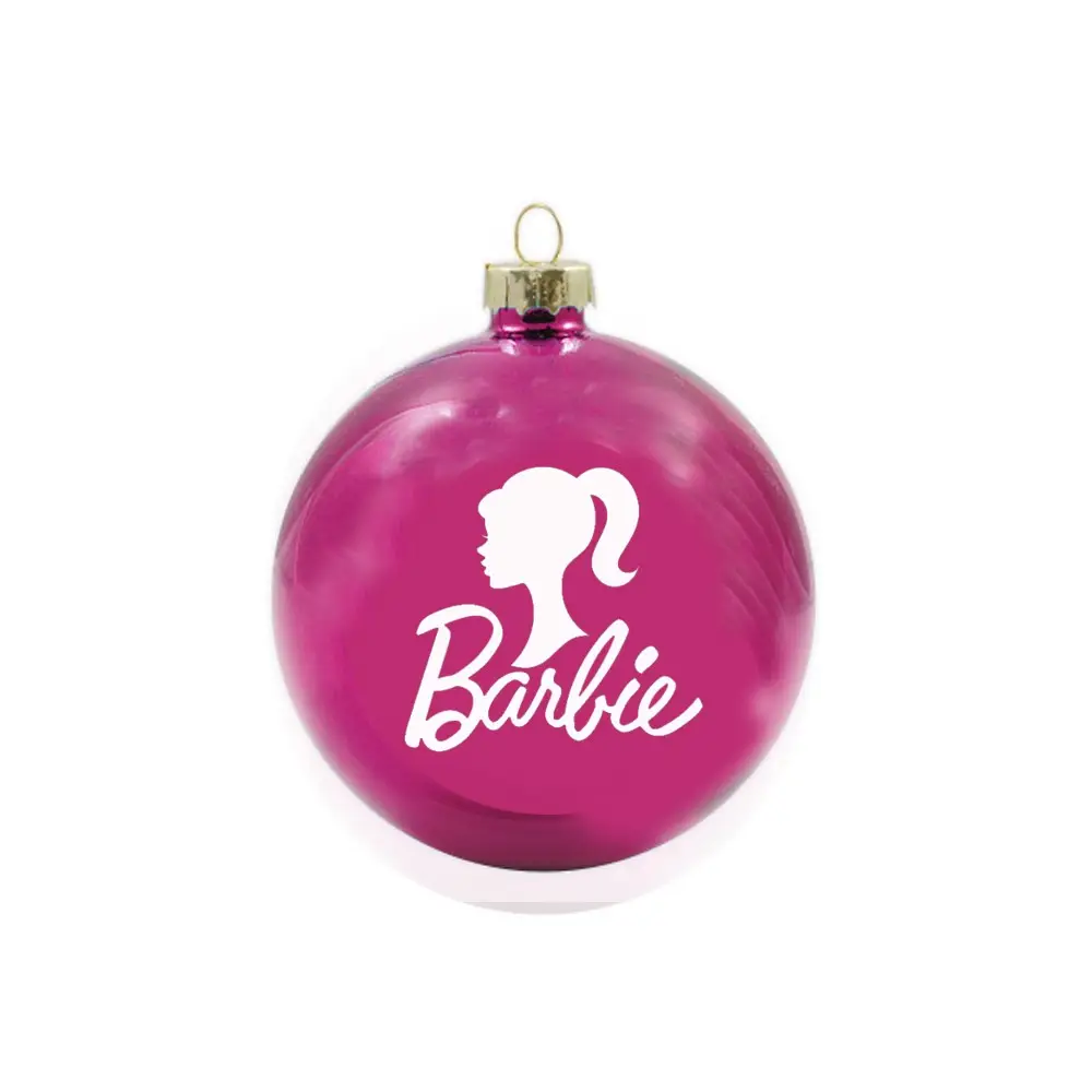 Pallina Natalizia in vetro Barbie