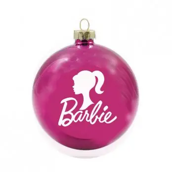 Pallina Natalizia in vetro Barbie