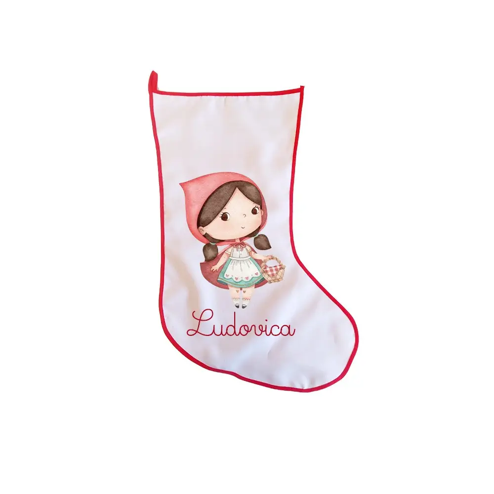 Calza della Befana Cappuccetto Rosso New Personalizzabile