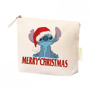 Trousse personalizzabile Stitch Babbo Natale