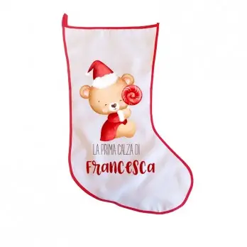 La Mia Prima Calza della Befana Plasmon Teddy Personalizzabile